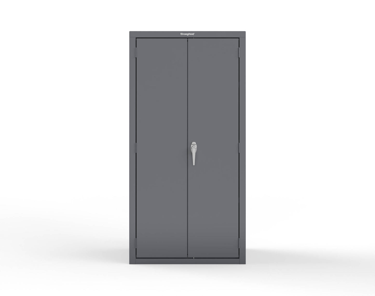 Heavy Duty 18 GA Janitorial Cabinet with 3 half Shelves - 36 in. W x 24 in. D x 72 in. H - 36-BC-243-P-7024