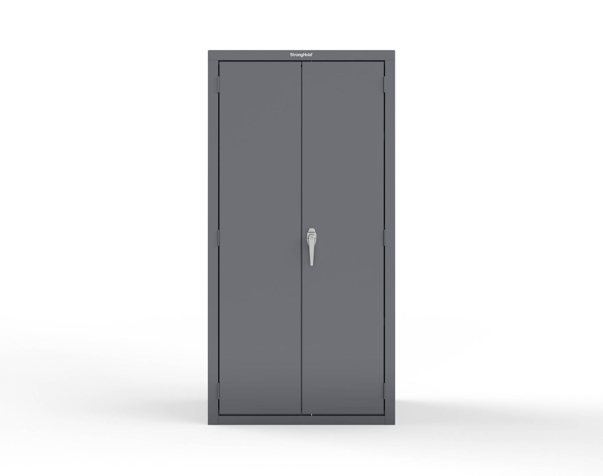Heavy Duty 18 GA Janitorial Cabinet with 3 half Shelves - 36 in. W x 24 in. D x 72 in. H - 36-BC-243-P-7024