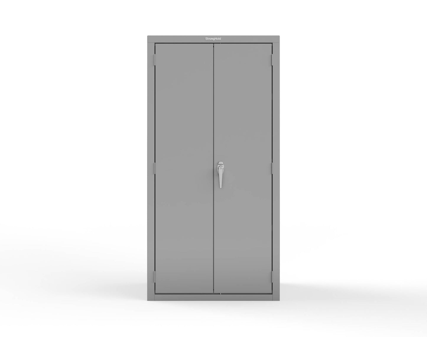 Heavy Duty 18 GA Janitorial Cabinet with 3 half Shelves - 36 in. W x 24 in. D x 72 in. H - 36-BC-243-P-7037