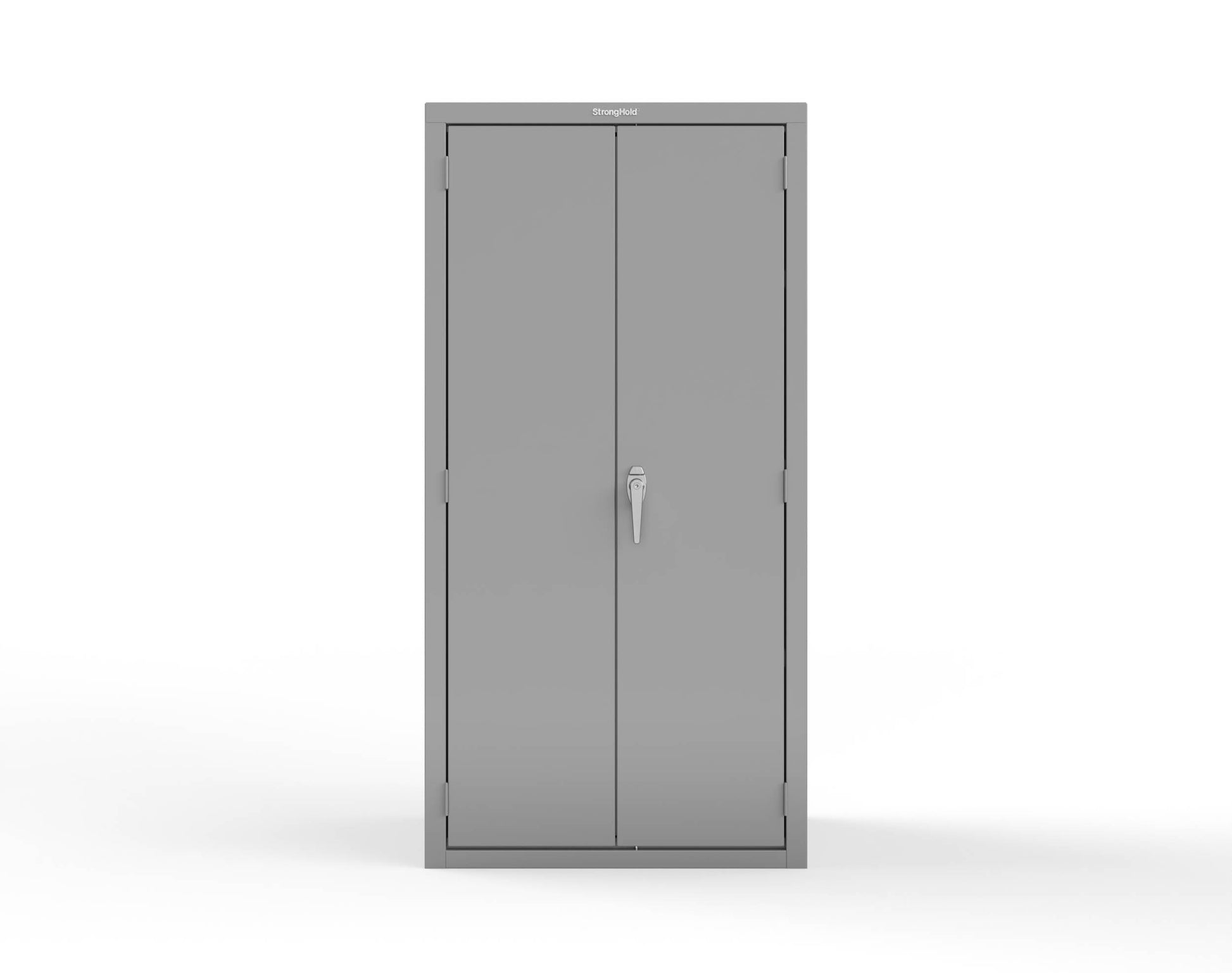 Heavy Duty 18 GA Janitorial Cabinet with 3 half Shelves - 36 in. W x 24 in. D x 72 in. H - 36-BC-243-P-7037