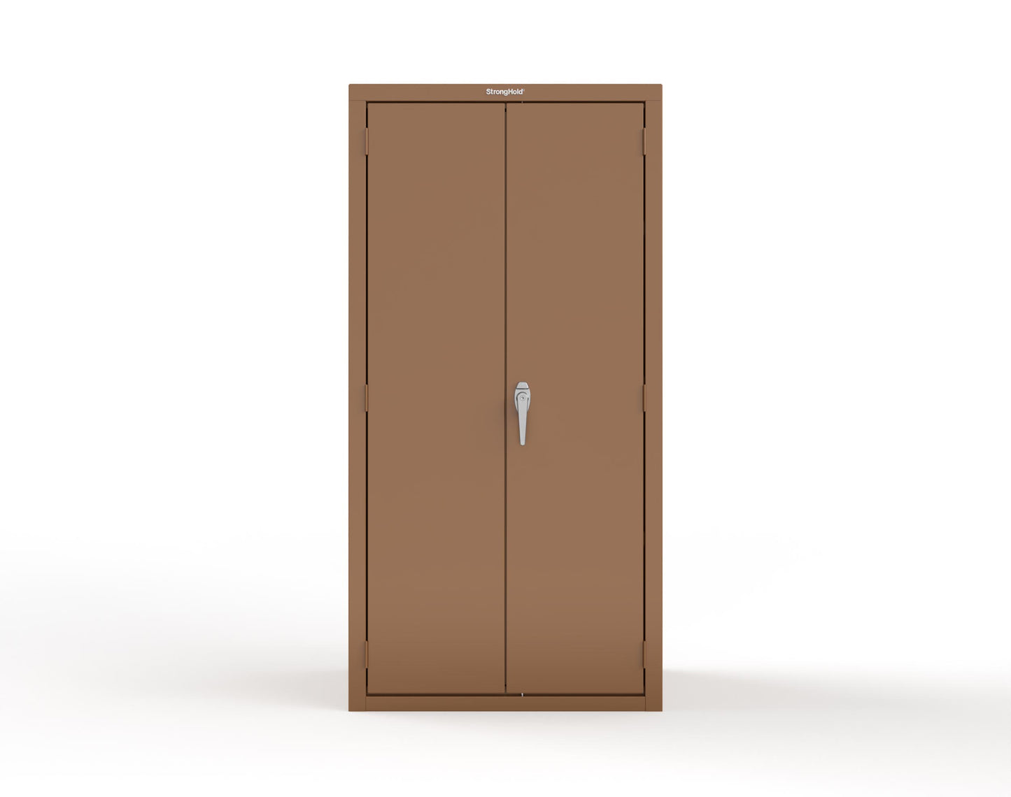 Heavy Duty 18 GA Janitorial Cabinet with 3 half Shelves - 36 in. W x 24 in. D x 72 in. H - 36-BC-243-P-8008