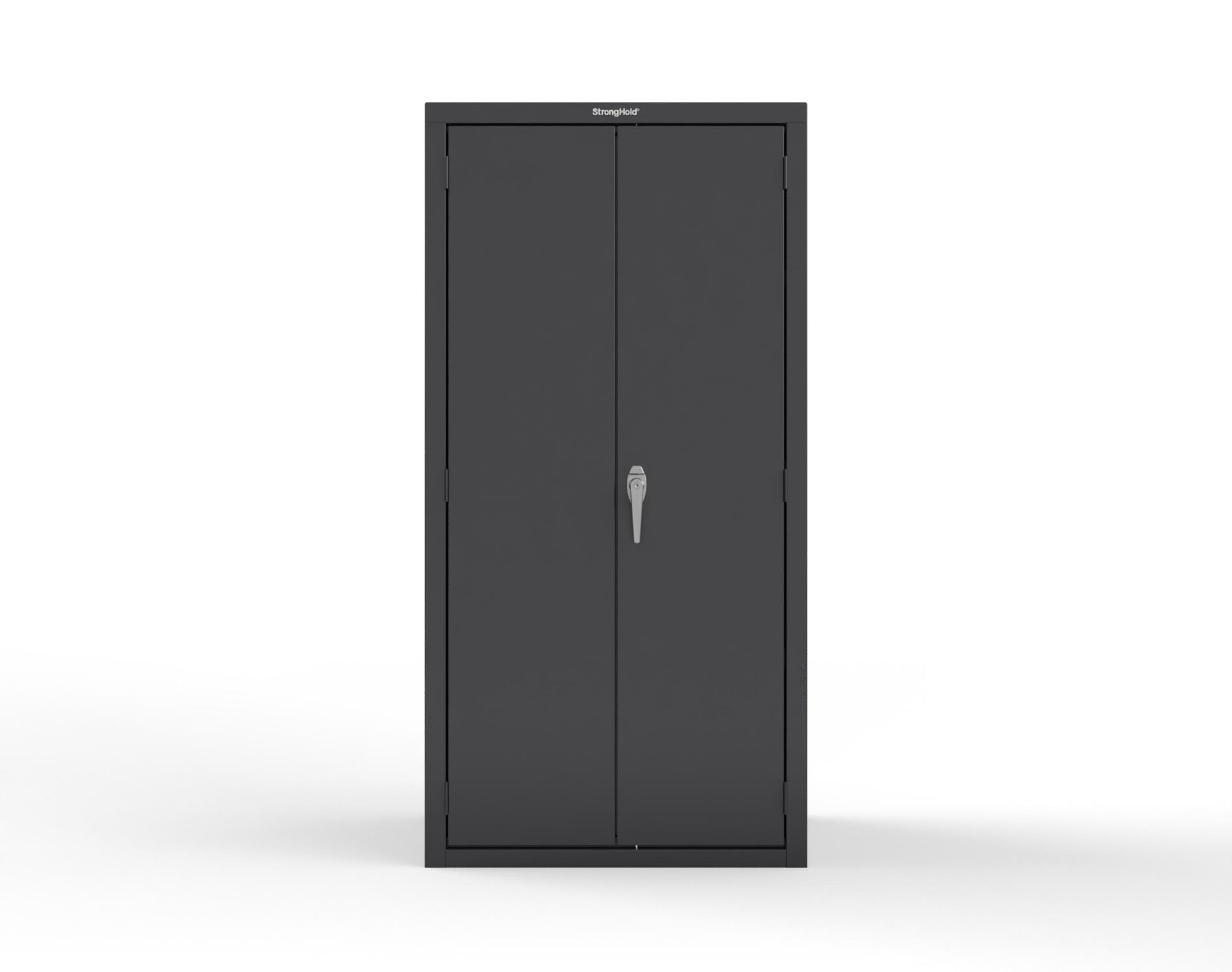 Heavy Duty 18 GA Janitorial Cabinet with 3 half Shelves - 36 in. W x 24 in. D x 72 in. H - 36-BC-243-P-9005
