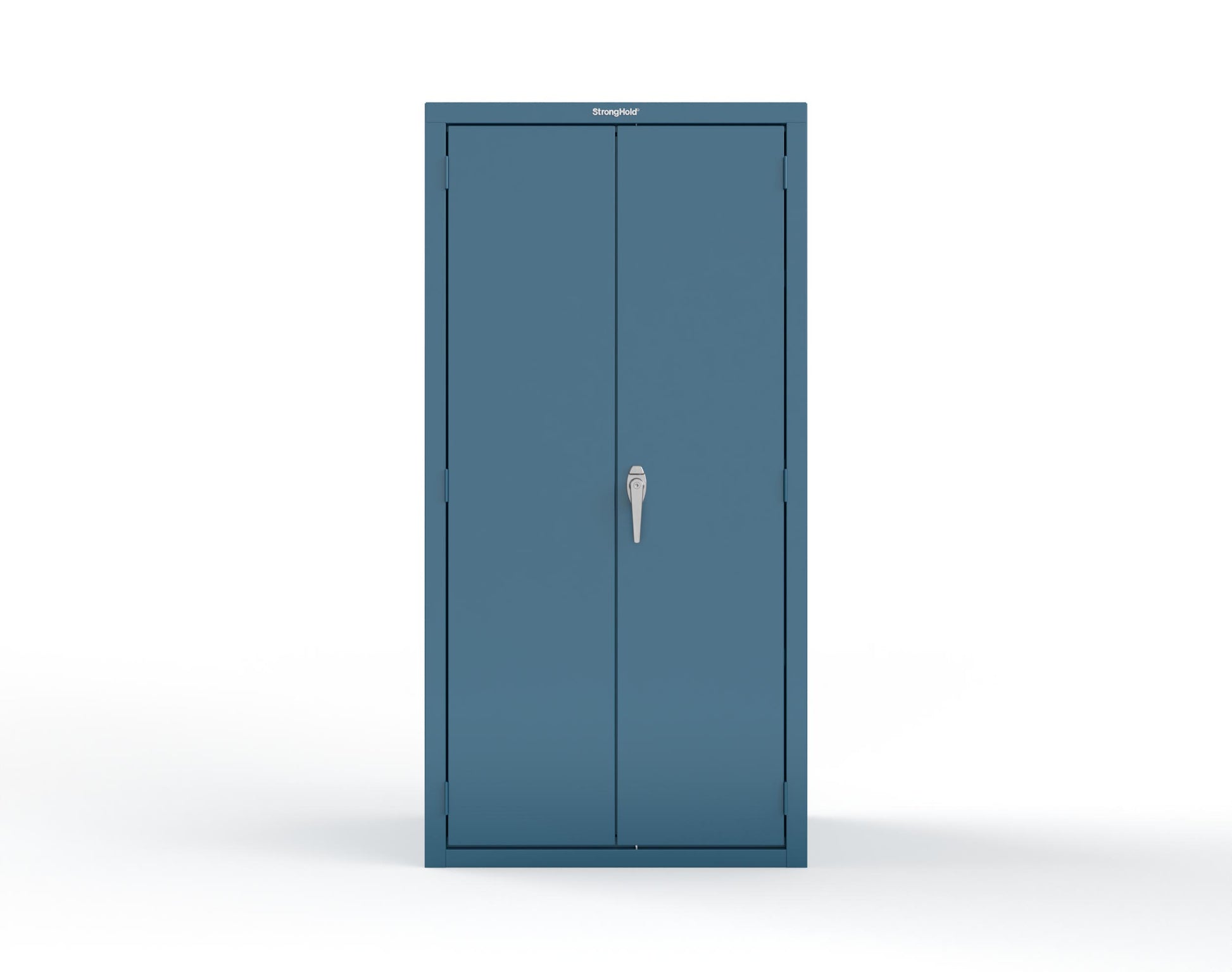 Heavy Duty 18 GA Janitorial Cabinet with 3 half Shelves - 36 in. W x 24 in. D x 72 in. H - 36-BC-243-P-5001