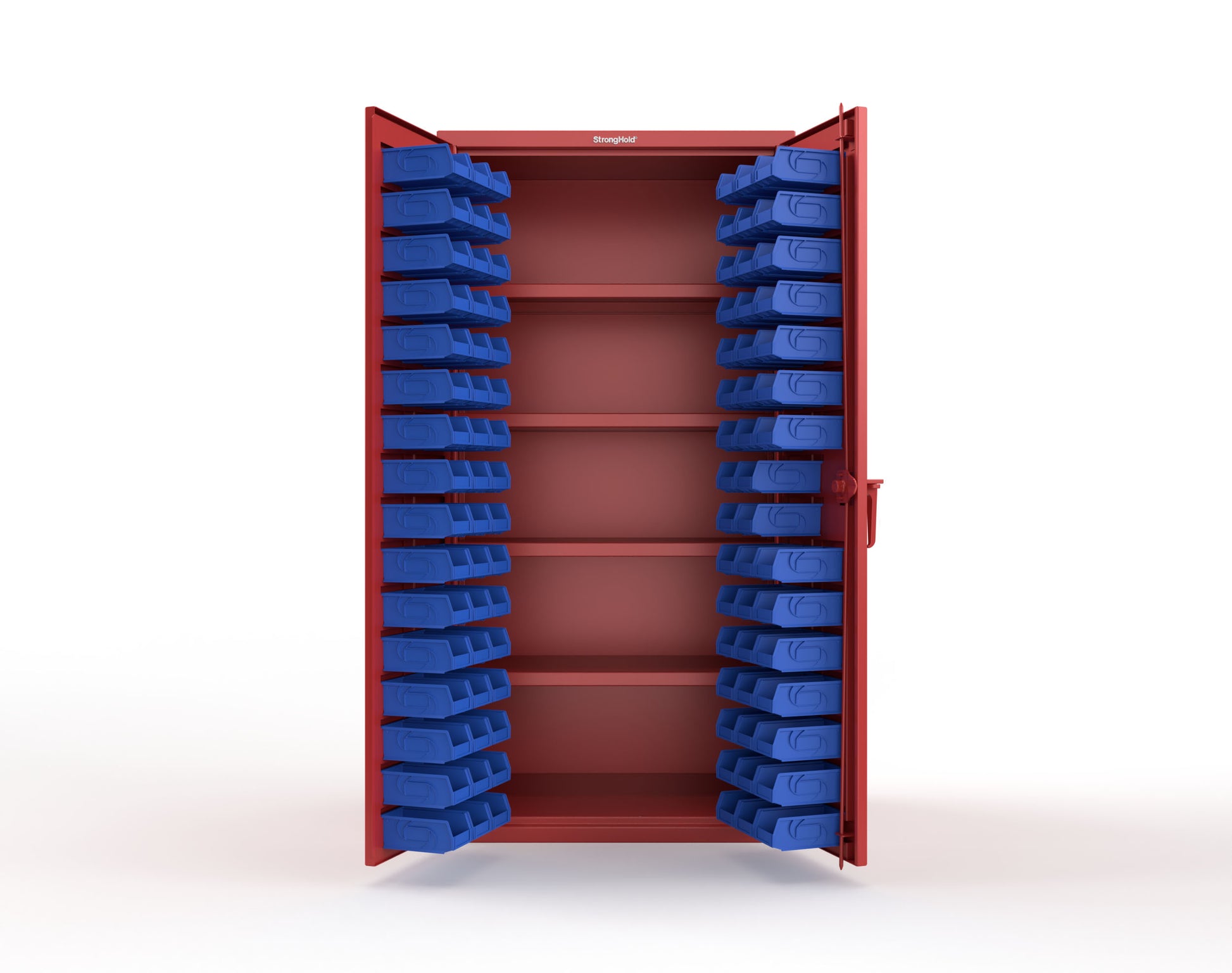 Red (RAL 3001) / Blue (RAL 5001)