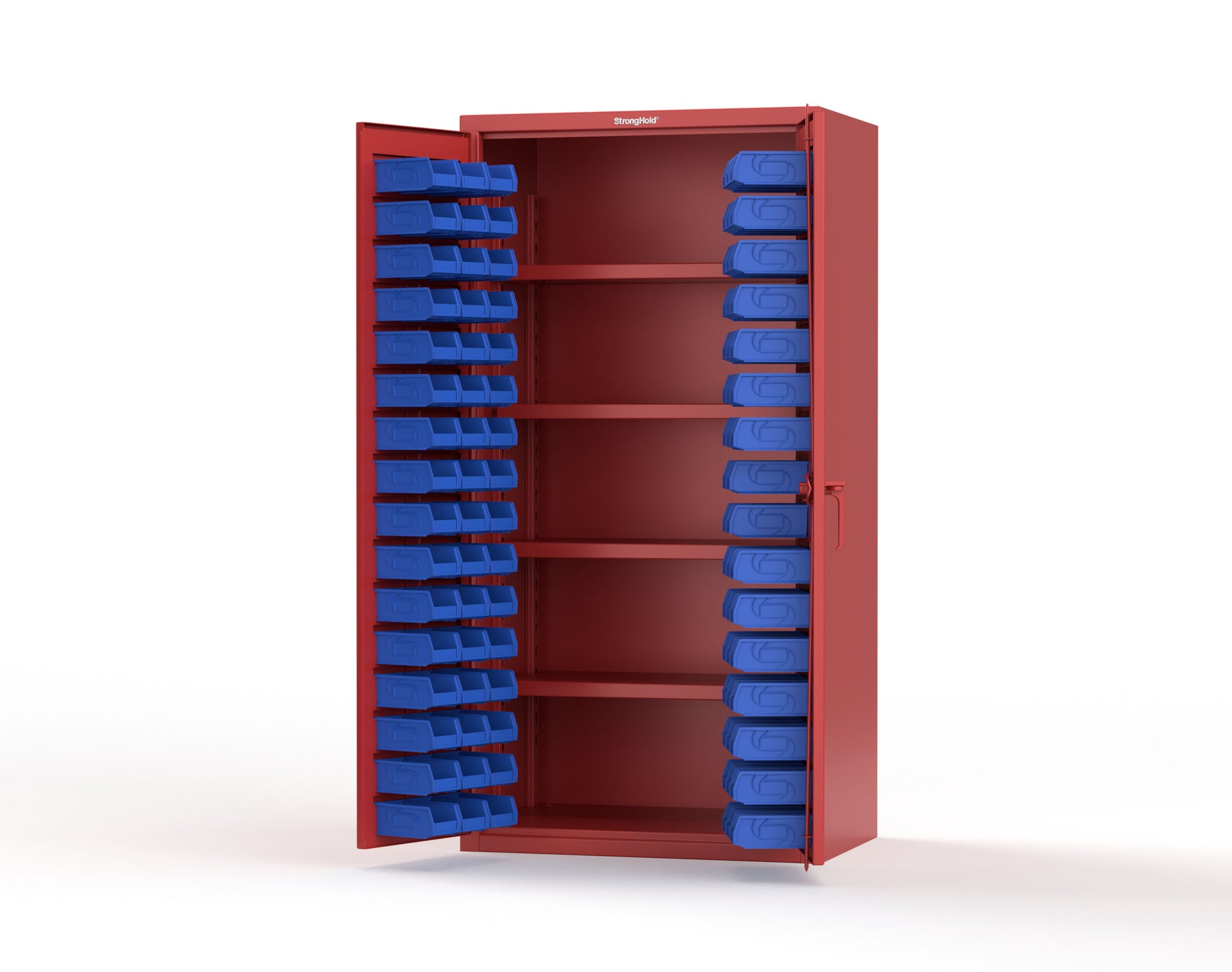 Red (RAL 3001) / Blue (RAL 5001)