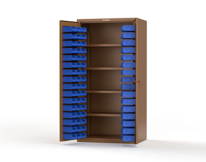 Brown (RAL 8008) / Blue (RAL 5001)