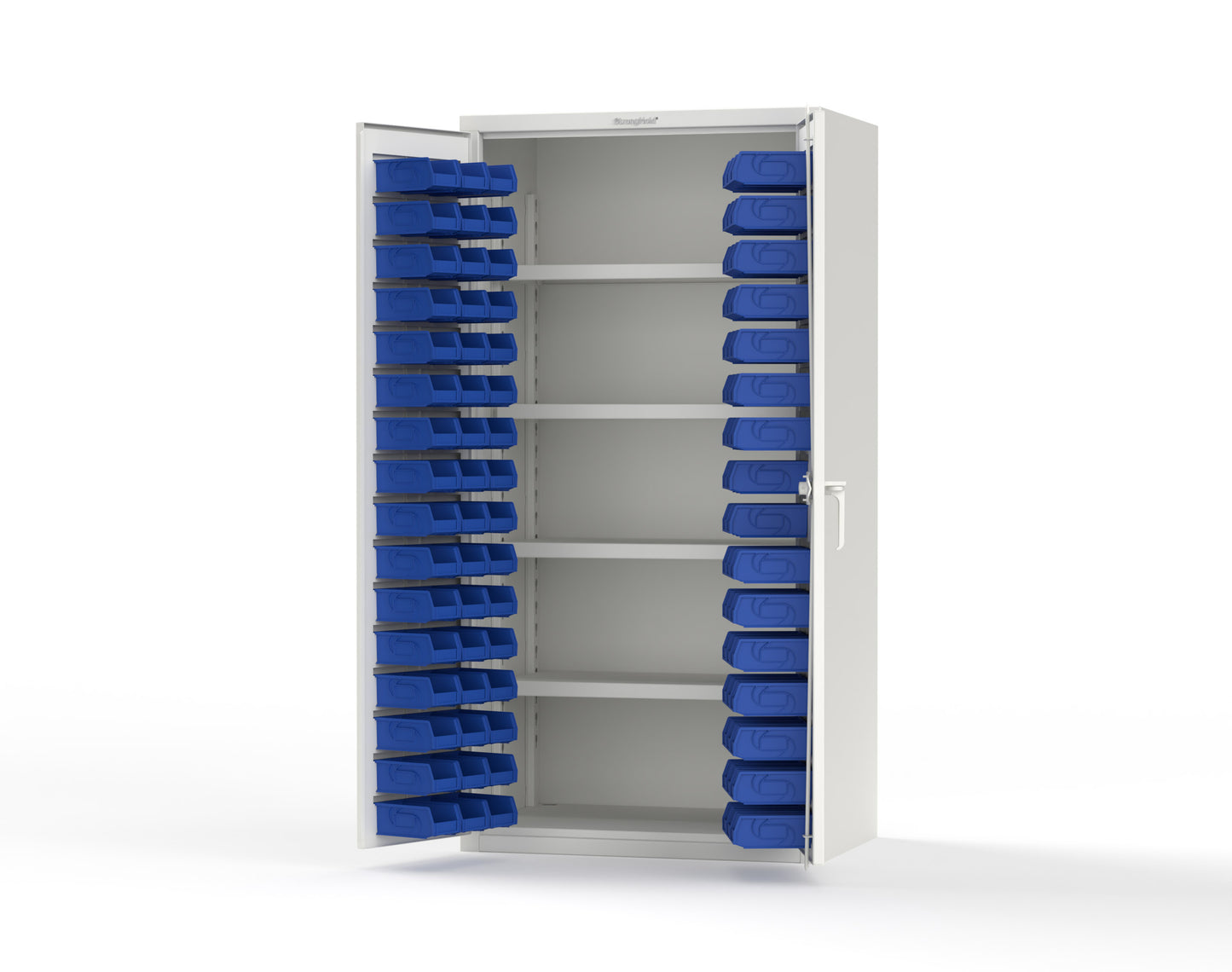 White (RAL 9003) / Blue (RAL 5001)