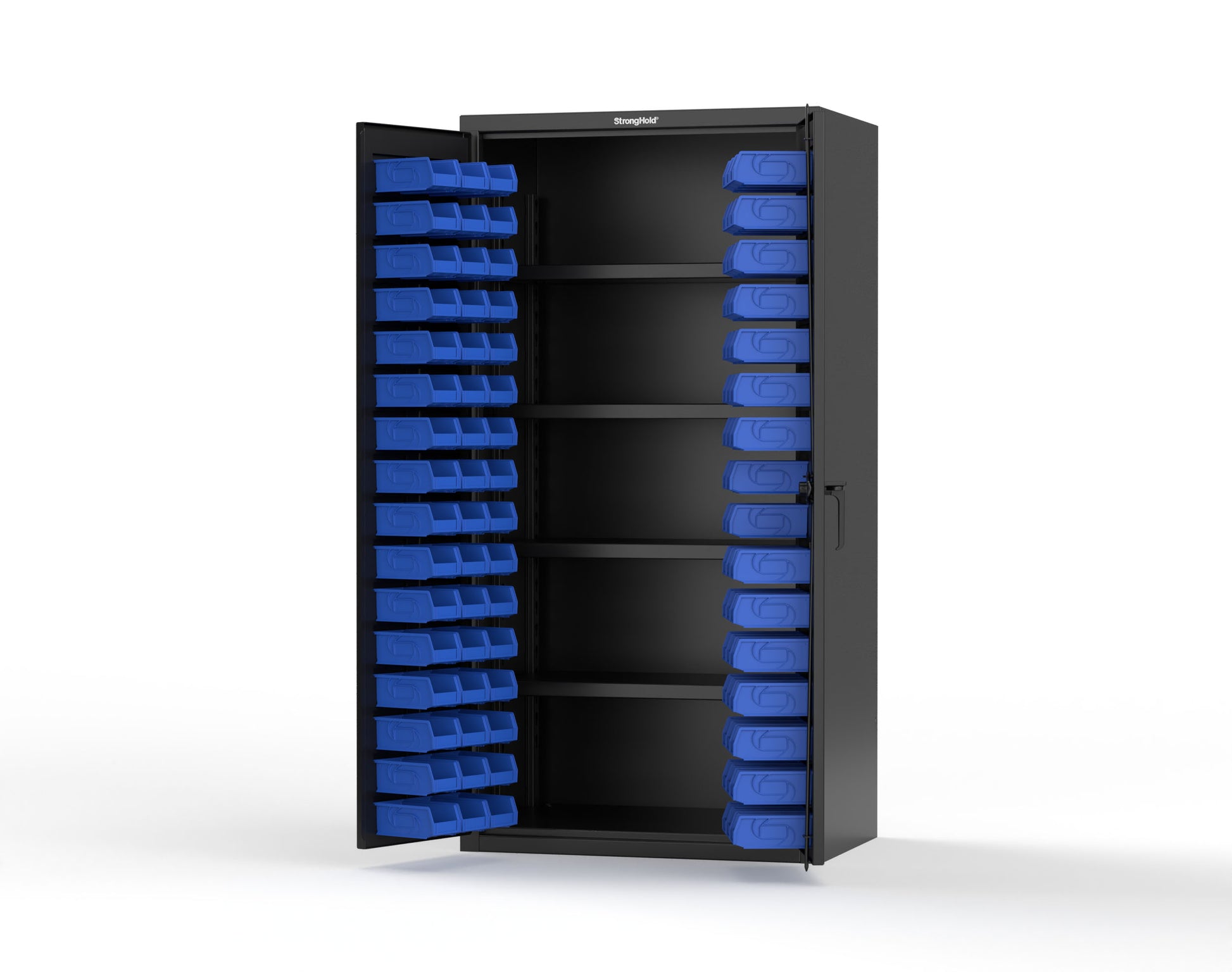 Black (RAL 9005) / Blue (RAL 5001)