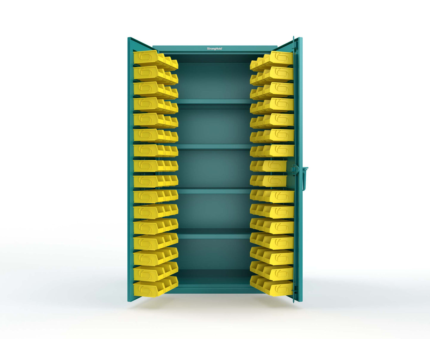 Teal (RAL 5021) / Yellow (RAL 1021)