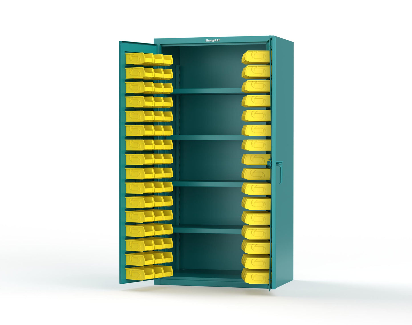 Teal (RAL 5021) / Yellow (RAL 1021)