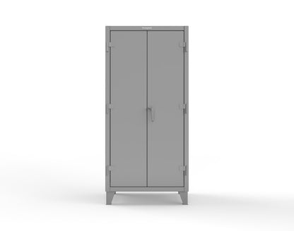 Extreme Duty 12 GA Bin Cabinet with 4 Shelves - 36 In. W x 24 In. D x 78 In. H - 36-BS-244-7037