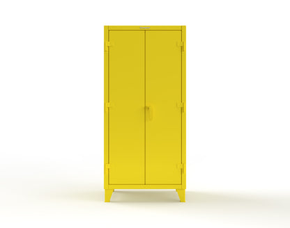 Extreme Duty 12 GA Bin Cabinet with 4 Shelves - 36 In. W x 24 In. D x 78 In. H - 36-BS-244-1021