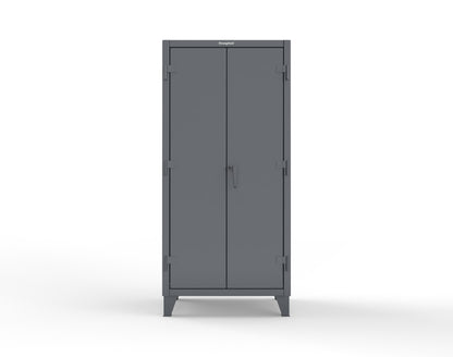 Extreme Duty 12 GA Bin Cabinet with 4 Shelves - 36 In. W x 24 In. D x 78 In. H - 36-BS-244-7024