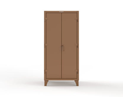 Extreme Duty 12 GA Bin Cabinet with 4 Shelves - 36 In. W x 24 In. D x 78 In. H - 36-BS-244-8008