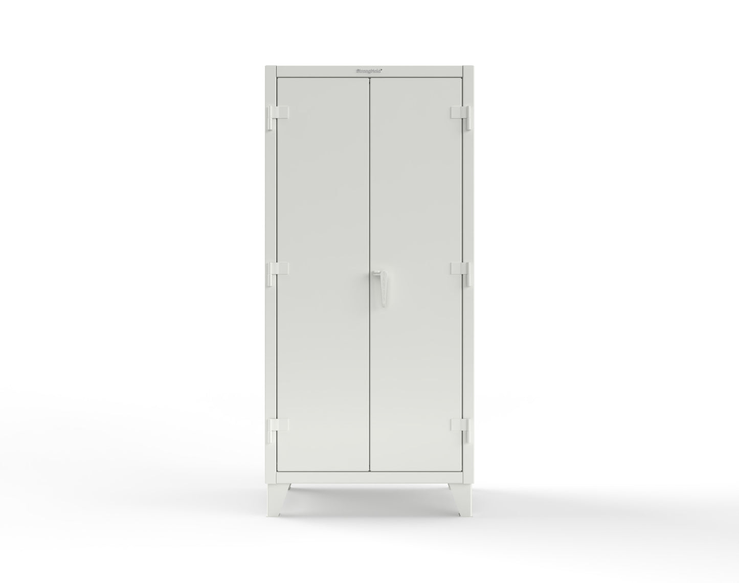 Extreme Duty 12 GA Bin Cabinet with 4 Shelves - 36 In. W x 24 In. D x 78 In. H - 36-BS-244-9003