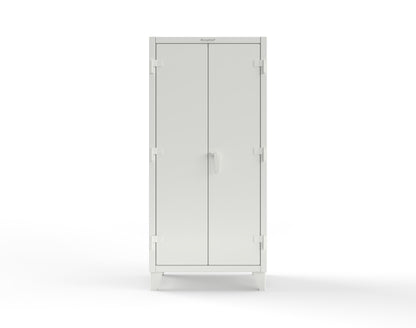 Extreme Duty 12 GA Bin Cabinet with 4 Shelves - 36 In. W x 24 In. D x 78 In. H - 36-BS-244-9003