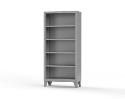 36-CSU-184 - Extreme Duty 12 GA Closed Shelving Unit with 4 Shelves - 36 In. W x 18 In. D x 72 In. H-7037