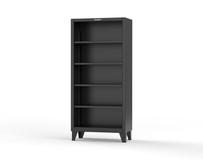36-CSU-184 - Extreme Duty 12 GA Closed Shelving Unit with 4 Shelves - 36 In. W x 18 In. D x 72 In. H-9005