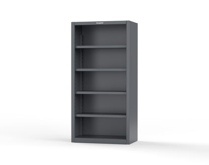 Extreme Duty 12 GA Closed Shelving Unit with 4 Shelves - 36 In. W x 20 In. D x 72 In. H - 36-CSU-204-7024
