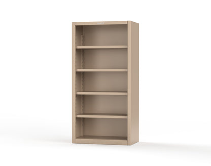 Extreme Duty 12 GA Closed Shelving Unit with 4 Shelves - 36 In. W x 20 In. D x 72 In. H - 36-CSU-204-1019
