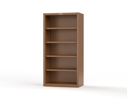 Extreme Duty 12 GA Closed Shelving Unit with 4 Shelves - 36 In. W x 20 In. D x 72 In. H - 36-CSU-204-8025
