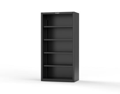 Extreme Duty 12 GA Closed Shelving Unit with 4 Shelves - 36 In. W x 20 In. D x 72 In. H - 36-CSU-204-9005
