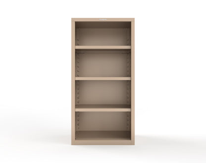 Heavy Duty 18 GA Closed Shelving Unit with 3 Shelves - 36 in. W x 24 in. D x 72 in. H - 36-CSU-243-P-1019
