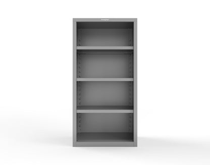 Heavy Duty 18 GA Closed Shelving Unit with 3 Shelves - 36 in. W x 24 in. D x 72 in. H - 36-CSU-243-P-7037