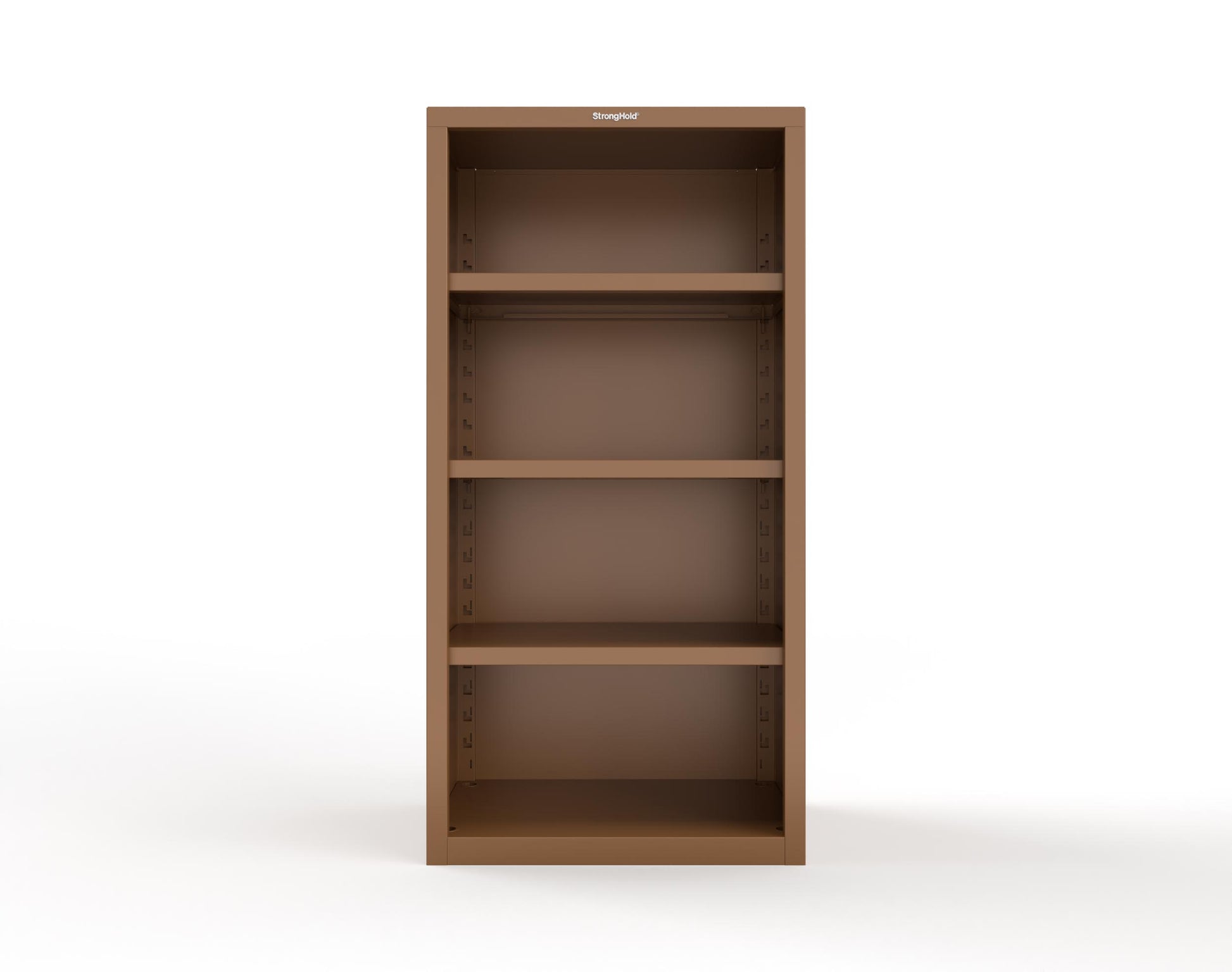 Heavy Duty 18 GA Closed Shelving Unit with 3 Shelves - 36 in. W x 24 in. D x 72 in. H - 36-CSU-243-P-8008