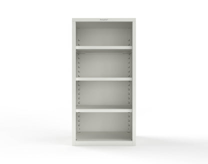 Heavy Duty 18 GA Closed Shelving Unit with 3 Shelves - 36 in. W x 24 in. D x 72 in. H - 36-CSU-243-P-9003