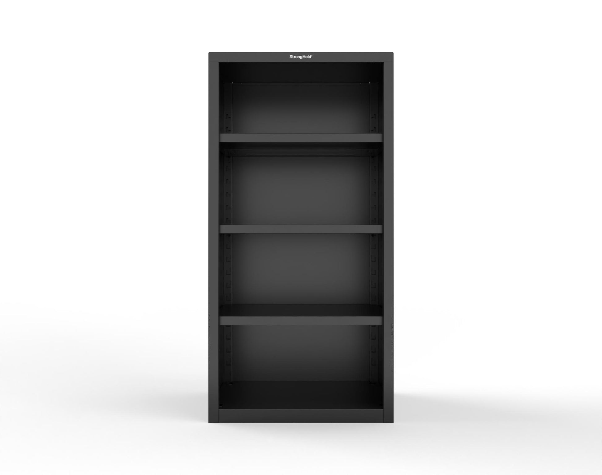 Heavy Duty 18 GA Closed Shelving Unit with 3 Shelves - 36 in. W x 24 in. D x 72 in. H - 36-CSU-243-P-9005
