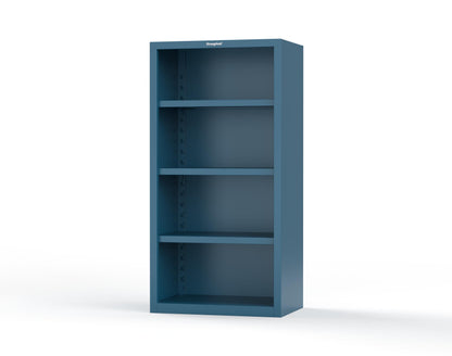 Heavy Duty 18 GA Closed Shelving Unit with 3 Shelves - 36 in. W x 24 in. D x 72 in. H - 36-CSU-243-P-5001