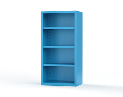 Heavy Duty 18 GA Closed Shelving Unit with 3 Shelves - 36 in. W x 24 in. D x 72 in. H - 36-CSU-243-P-5012