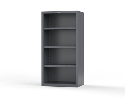 Heavy Duty 18 GA Closed Shelving Unit with 3 Shelves - 36 in. W x 24 in. D x 72 in. H - 36-CSU-243-P-7024