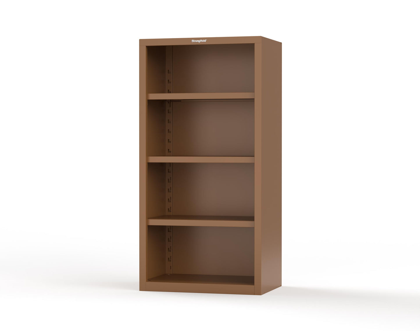 Heavy Duty 18 GA Closed Shelving Unit with 3 Shelves - 36 in. W x 24 in. D x 72 in. H - 36-CSU-243-P-8008