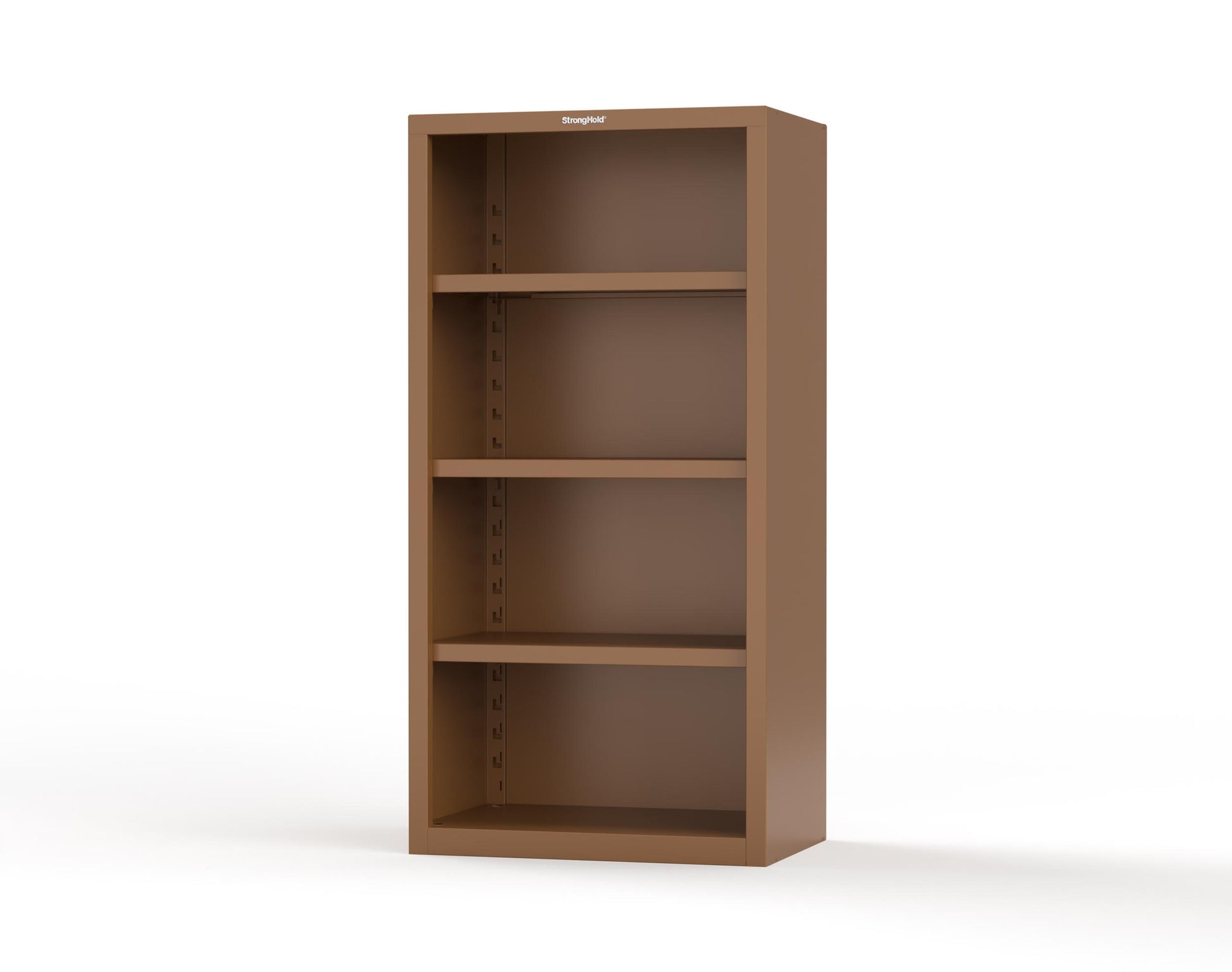 Heavy Duty 18 GA Closed Shelving Unit with 3 Shelves - 36 in. W x 24 in. D x 72 in. H - 36-CSU-243-P-8008