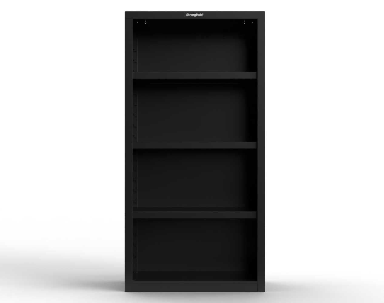 Heavy Duty 18 GA Closed Shelving Unit with 3 Shelves - 36 in. W x 24 in. D x 72 in. H