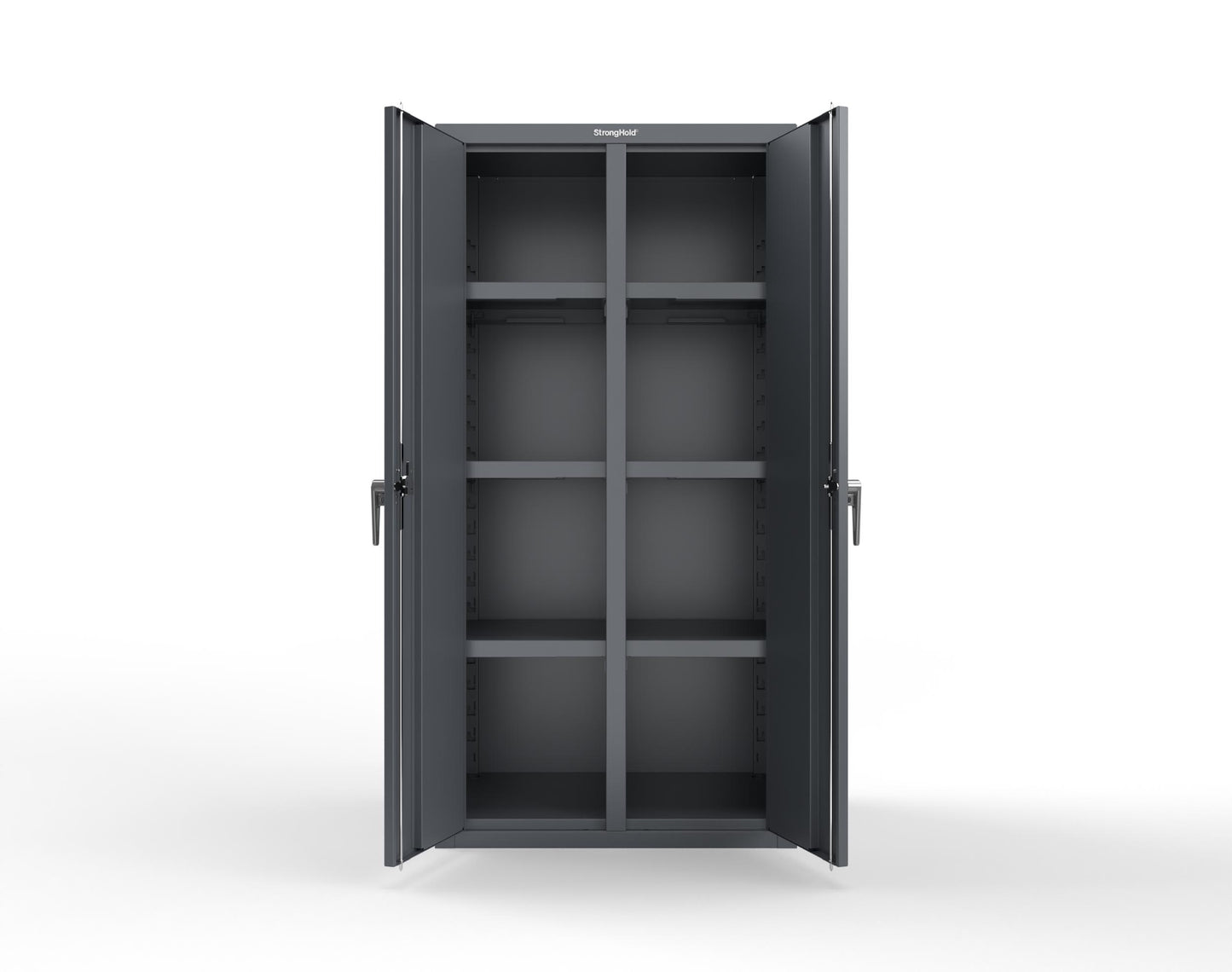 Heavy Duty 18 GA Double Shift Cabinet - 36 in. W x 24 in. D x 72 in. H - 36-DS-246-P-7024