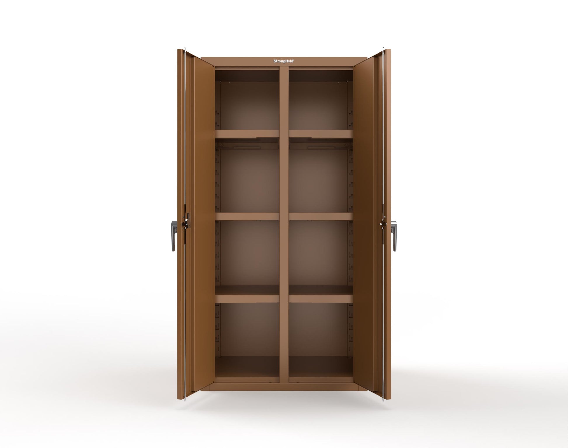 Heavy Duty 18 GA Double Shift Cabinet - 36 in. W x 24 in. D x 72 in. H - 36-DS-246-P-8008