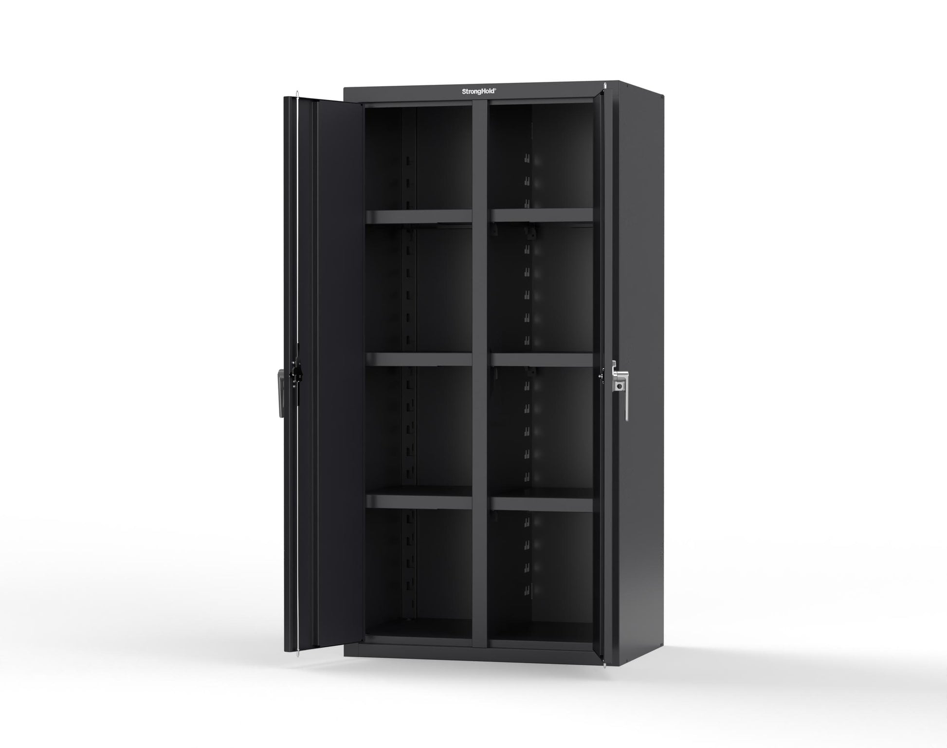 Heavy Duty 18 GA Double Shift Cabinet - 36 in. W x 24 in. D x 72 in. H - 36-DS-246-P-9005