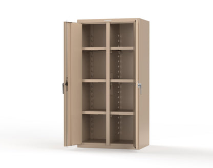 Heavy Duty 18 GA Double Shift Cabinet - 36 in. W x 24 in. D x 72 in. H - 36-DS-246-P-1019