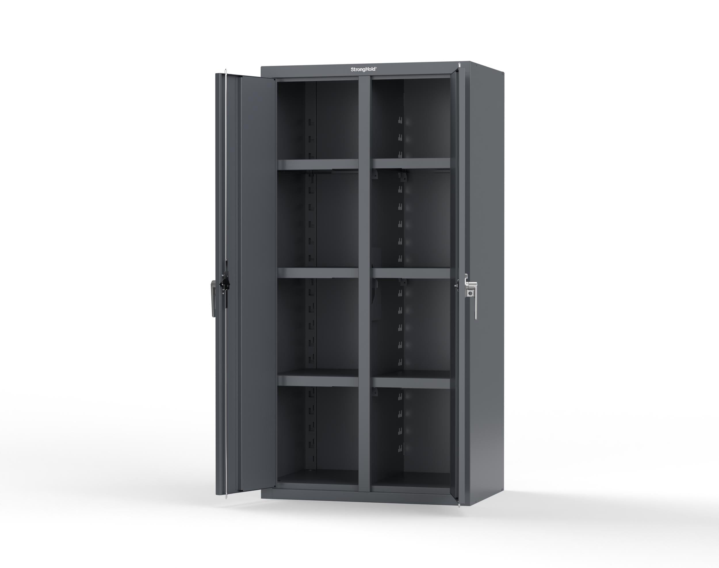 コルティス　ユニバラキドロ 18 GA Double Shift Cabinet with 6 Shelves | 36-DS-246-P | Strong Hold