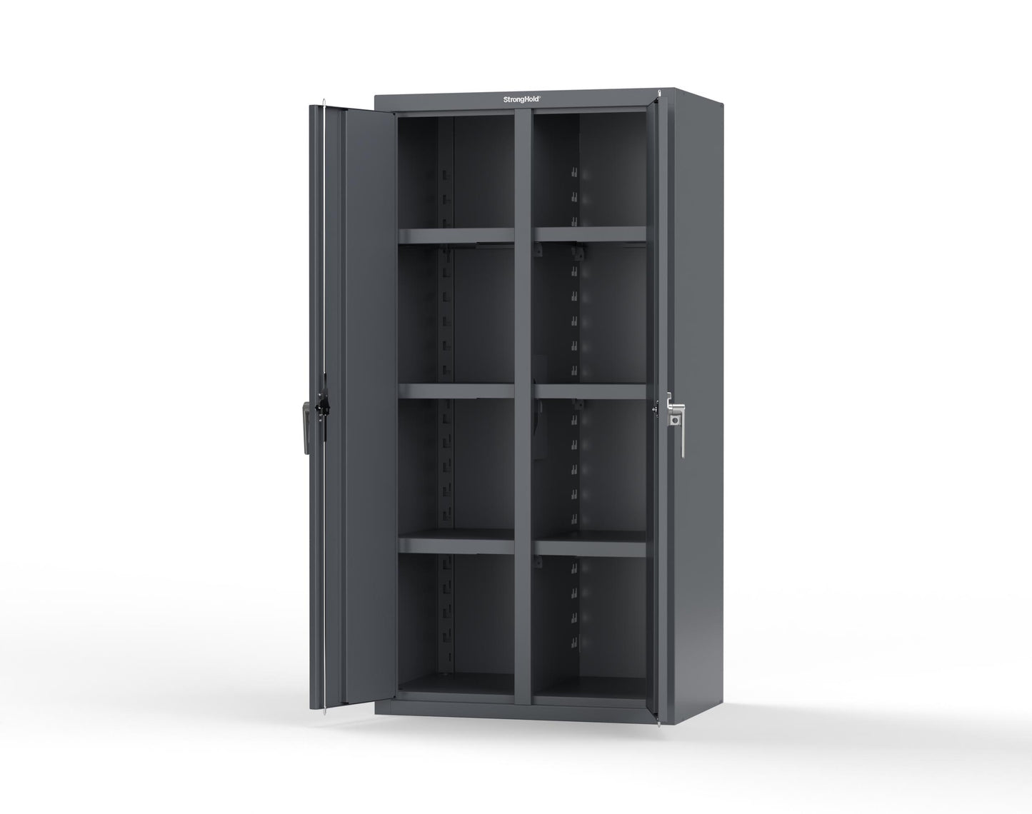 Heavy Duty 18 GA Double Shift Cabinet - 36 in. W x 24 in. D x 72 in. H - 36-DS-246-P-7024
