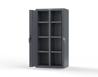 Heavy Duty 18 GA Double Shift Cabinet - 36 in. W x 24 in. D x 72 in. H - 36-DS-246-P-7024