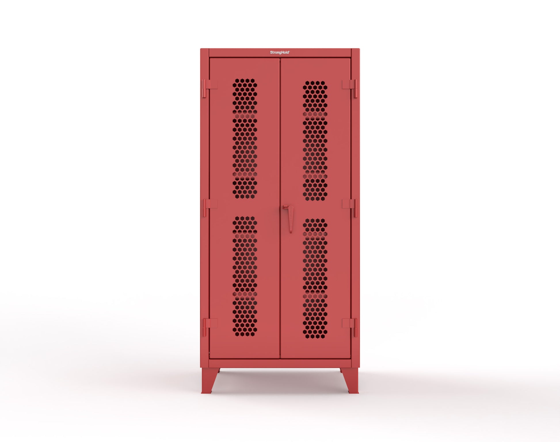 Extreme Duty 12 GA Cabinet with Ventilated (Hex) Doors - 36 In. W x 24 In. D x 78 In. H - 36-H-244-3001