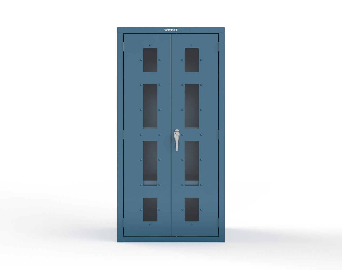 Heavy Duty 18 GA Cabinet with Clearview Doors - 36 in. W x 24 in. D x 72 in. H - 36-LD-243-P-5001