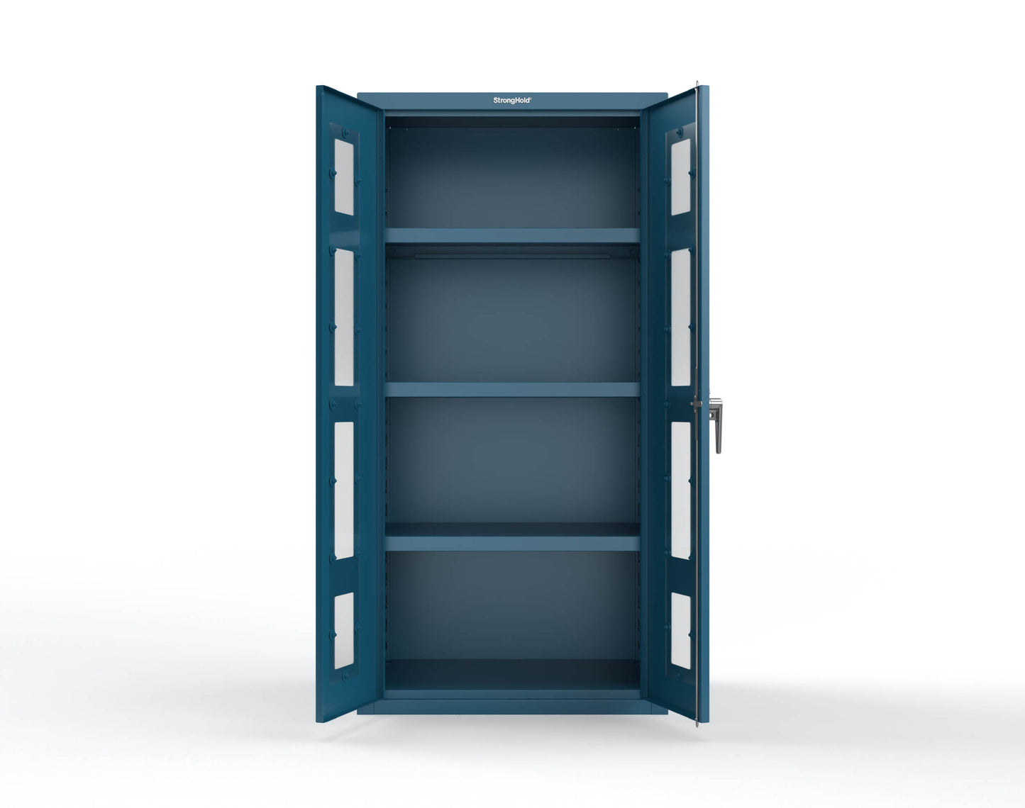 Heavy Duty 18 GA Cabinet with Clearview Doors - 36 in. W x 24 in. D x 72 in. H - 36-LD-243-P-5001