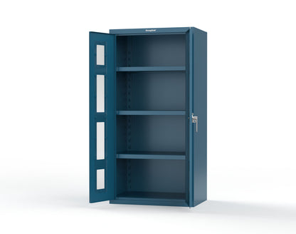 Heavy Duty 18 GA Cabinet with Clearview Doors - 36 in. W x 24 in. D x 72 in. H - 36-LD-243-P-5001