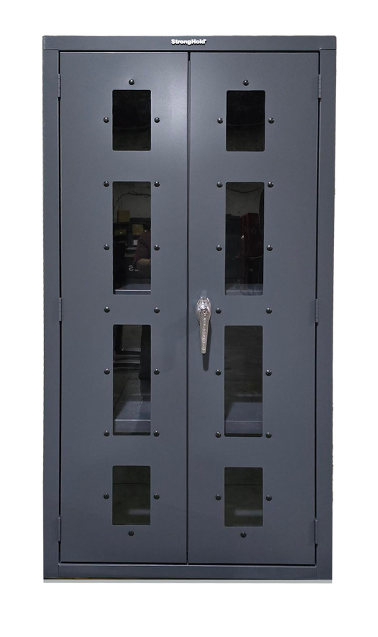 Heavy Duty 18 GA Cabinet with Clearview Doors - 36 in. W x 24 in. D x 72 in. H - Outlet