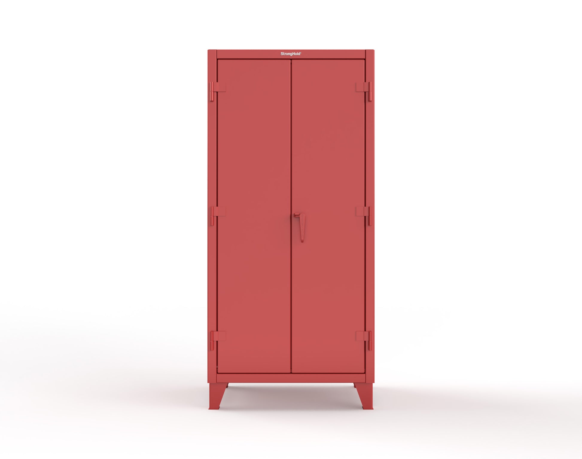 Extreme Duty 12 GA Cabinet with Pegboard Doors, 4 Shelves - 36 In. W x 24 In. D x 78 In. H - 36-PB-244-3001